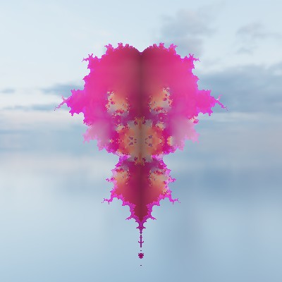 Bluesky Fractal Butterfly screenshot