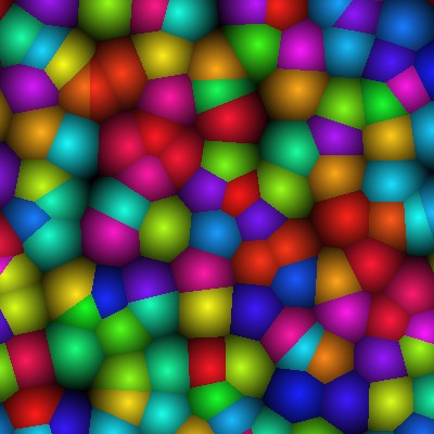 Rainbow Voronoi screenshot