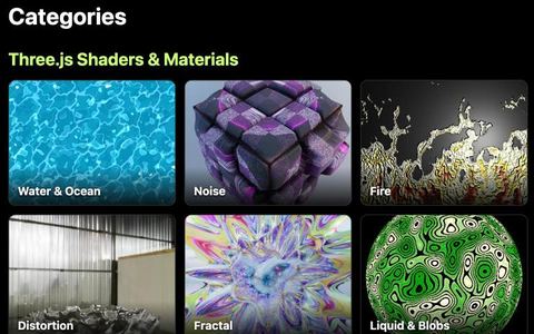 Shader Categories screenshot